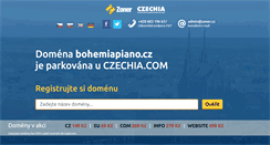 Desktop Screenshot of bohemiapiano.cz